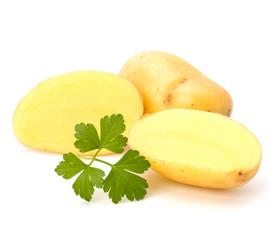 New potato and green parsley