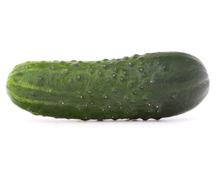 Cucumber vegetable  isolated on white background cutout