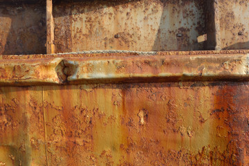 Old rusty Tanker