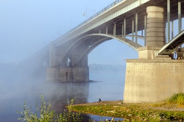 Stone and steel bridge