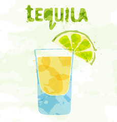 Tequila cocktail