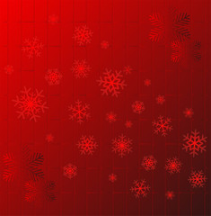 Naklejka na ściany i meble Christmas red background