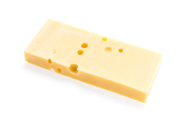 Cheese isolated on white
