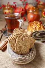 Speculaas is a type of spiced shortcrust biscuit