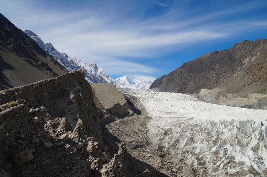 Pasu Glacier in Northern Pakistan