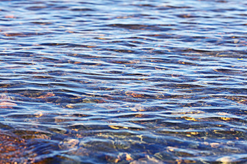 texture transparent clear waters of the sea lake