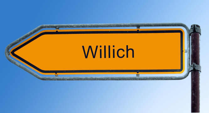Strassenschild 7 -Willich