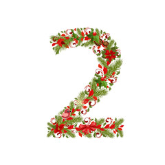christmas floral tree number 2