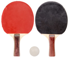 ping pong set isolated