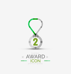 Award icon, logo.