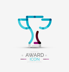 Award icon, logo.