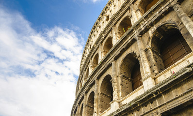 Obraz premium Great Colosseum or Coliseum, Rome, Italy