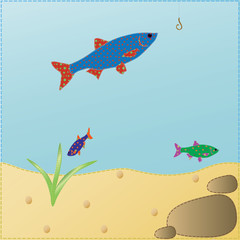 Obraz premium Fish in the water