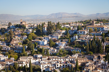 Fototapeta na wymiar Granada panorama
