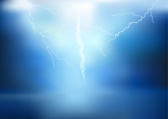 thunder lighting background vector