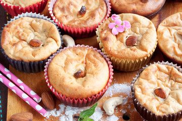 homemade cakes on the table
