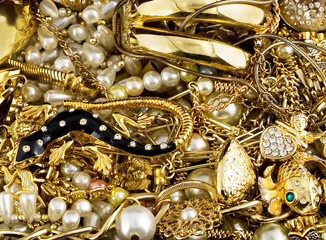 diamonds and gold