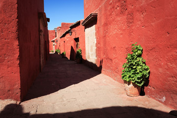 Fototapeta na wymiar The Monastery of Saint Catherine (Santa Catalina), Arequipa, Per