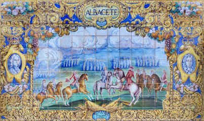 Seville - Albacete as tiled Province - Plaza Espana