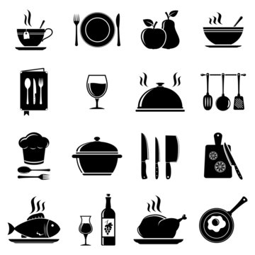 Vector kitchen icons