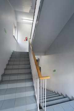 Stair case in building