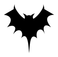 Scary Bat Bird Shape Vector
