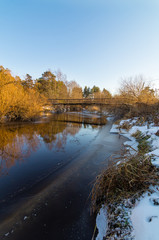 уральская река зимой, Россия © 7ynp100