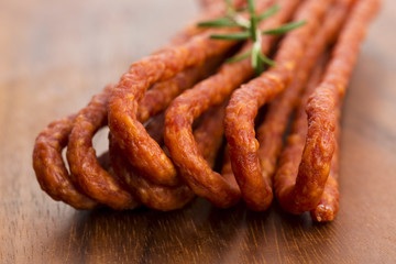 Kabanos - Polish long thin dry sausage made of pork