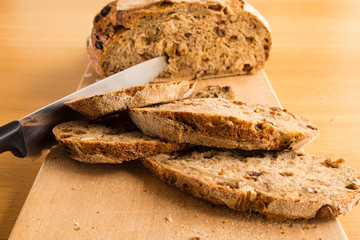 Knife in a Handmade Bread