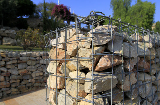 clôture en pierres sèches
