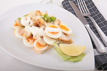Ceasar´s Salad mit Hähnchen