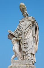 Padua - Statue of saint pope on Prato della Valle