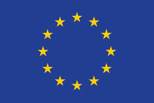 Official EU flag (approved colors and proportions)