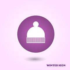 Winter hat icon