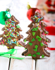 Double chocolate christmas trees
