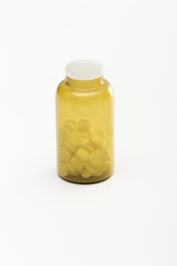 bottle on the white background