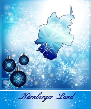 Karte vom Nuernberger-Land