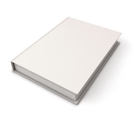 Blank book cover template