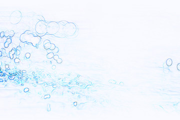 abstract bright background with circles