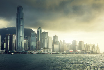 Skyline of Hong Kong