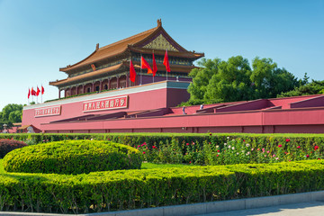 Fototapeta na wymiar verbotene Stadt in Peking