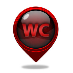 WC pointer icon on white background