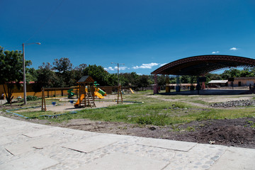 Colorful children playground park in Palacagüina, Nicaragua