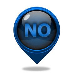 no pointer icon on white background