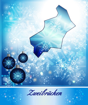 Karte von Zweibruecken