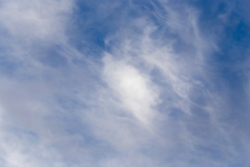 beautiful clouds at sunset