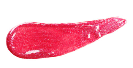 Lip gloss isolated on white