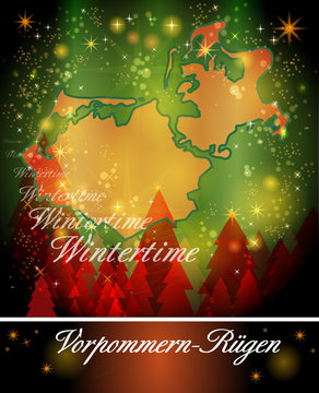 Karte von Vorpommern-Ruegen