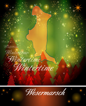 Karte von Wesermarsch