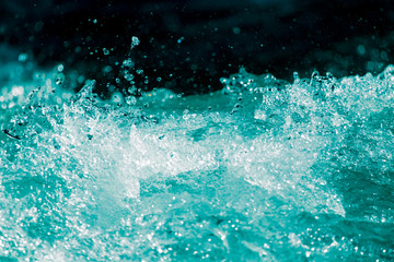abstract background. water wave with splashes